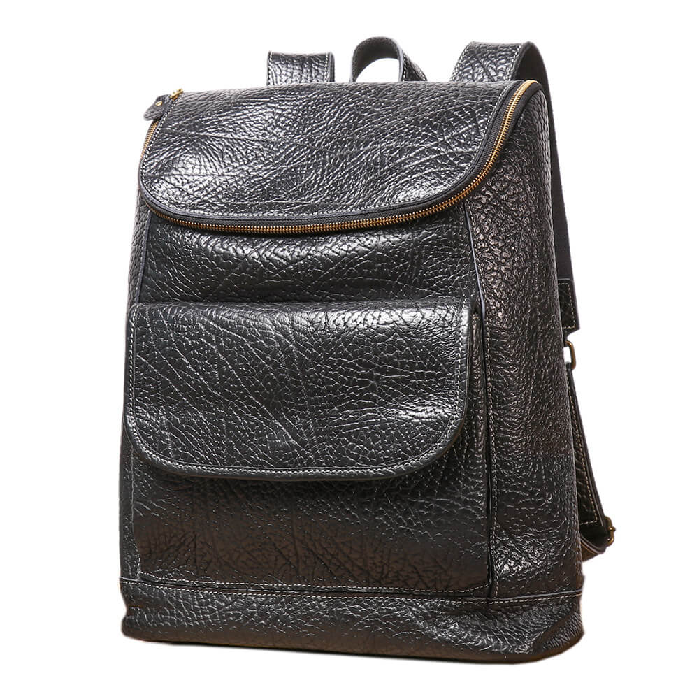 Vintage Top Grain Leather Men’s Backpack – Babylon Leather - Babylon LeatherBabylon LeatherLJ098-Black