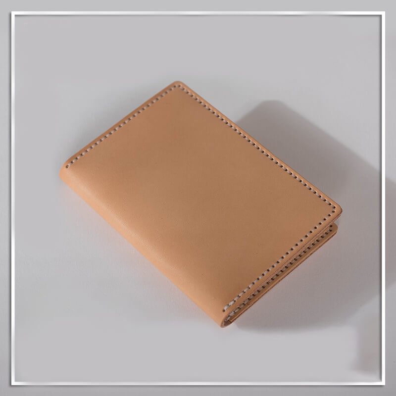 Vintage Waxed Leather Travel Passport Holder DIY Kit – Babylon Leather - Babylon LeatherBabylon LeatherLZ61-Original-Veg Tanned Leather