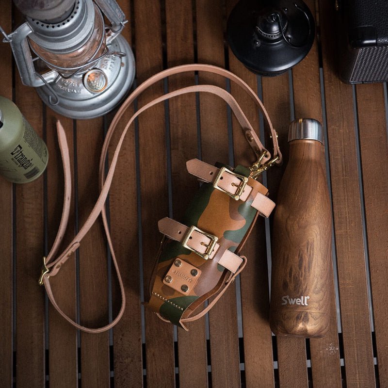 Water Bottle Holster DIY Leather Project Kits – Babylon Leather - Babylon LeatherBabylon LeatherLZ46 - Camo Pattern - adult