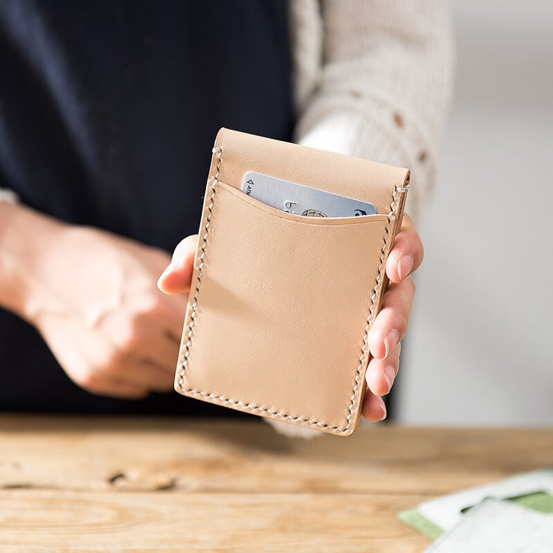 Waxed Leather Card Holder DIY Kit – Babylon Leather - Babylon LeatherBabylon LeatherLZ69-Original-Veg Tanned Leather