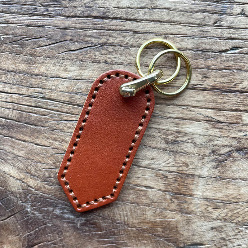 Waxed Leather DIY Keychain Craft Kit – Babylon Leather - Babylon LeatherBabylon LeatherLZ70-Brown-Veg Tanned Leather