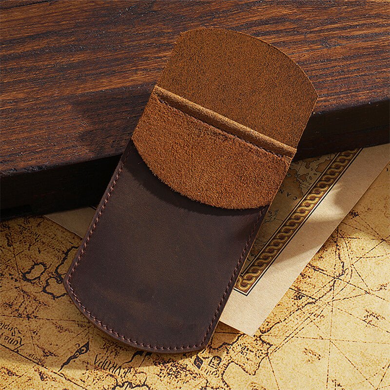 Wide Leather Pen Sleeve – Babylon Leather - Babylon LeatherBabylon LeatherAN32-Brown