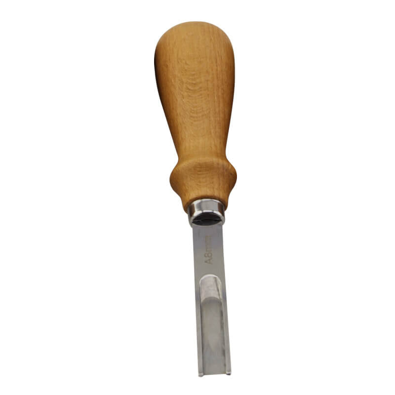 Wide Leather Skiving Shovel High Carbon Steel & Wood – Babylon Leather - Babylon LeatherBabylon LeatherXH47-8mm