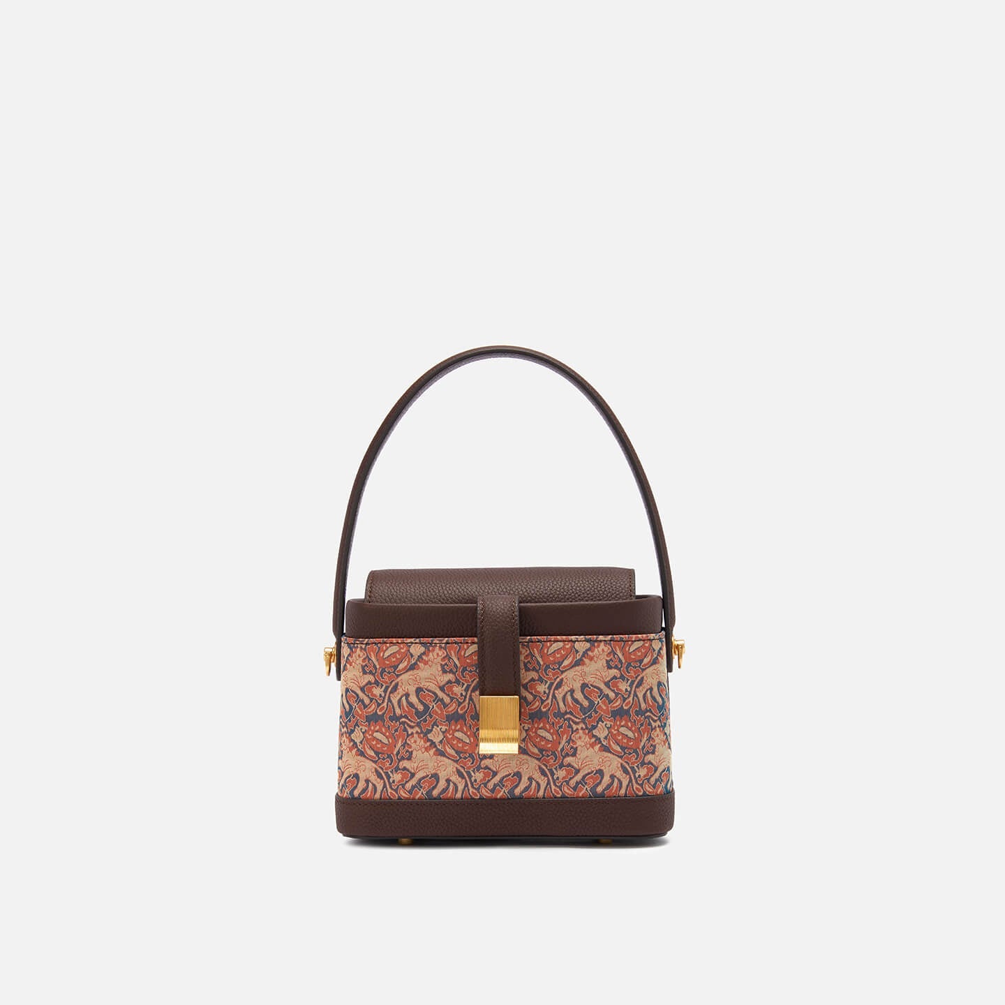 Wild Serenity Leather and Silk Handbag Bag – Babylon Leather - Babylon LeatherBabylon LeatherTX117-Dark Coffee