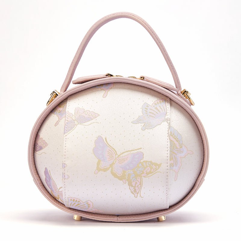 Wings of Dawn Leather and Silk Shoulder Handbag – Babylon Leather - Babylon LeatherBabylon LeatherTX232-Pink