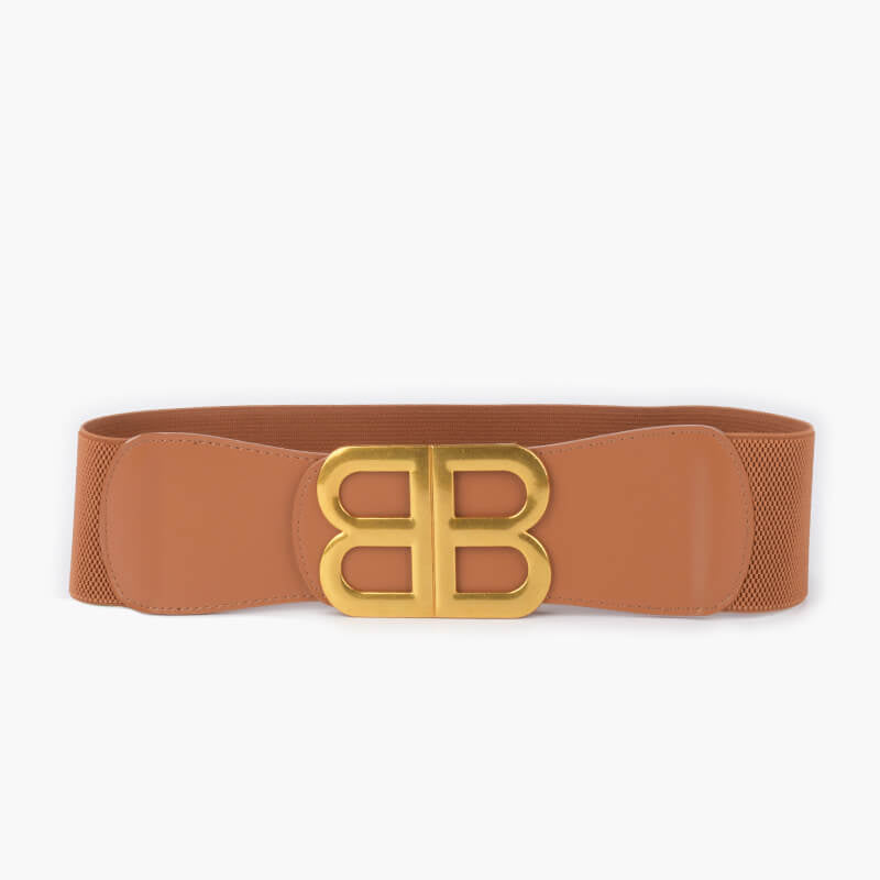 Women's Elastic Split Leather Corset Belt – Babylon Leather - Babylon LeatherBabylon LeatherDJ14-Earth Yellow