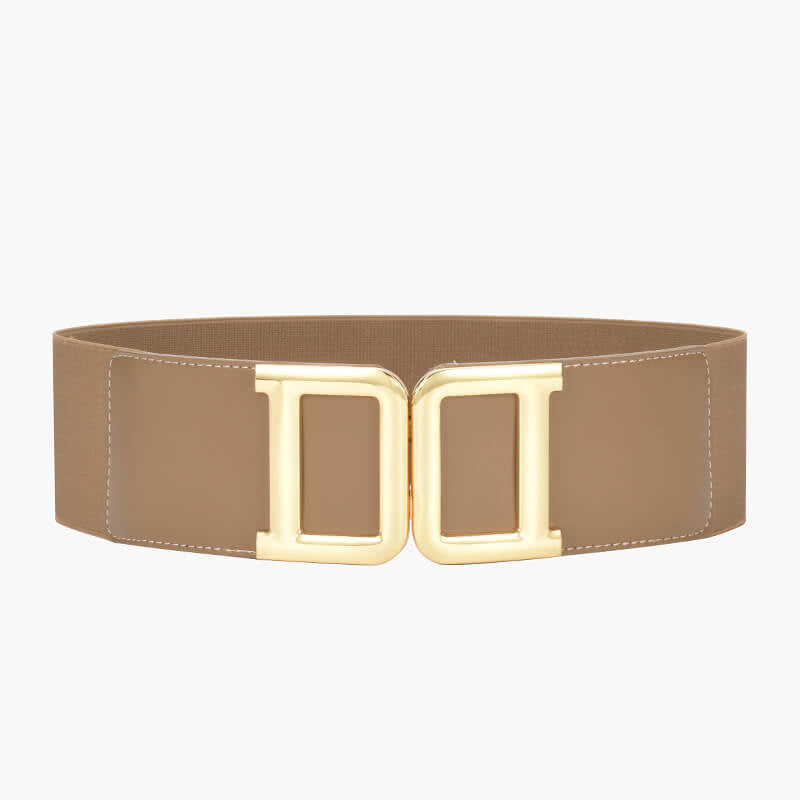 Women's Gold Double - Clasp Wide Leather Corset Belt – Babylon Leather - Babylon LeatherBabylon LeatherDJ17-Sage Green