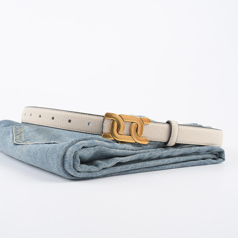 Women's Reversible Lychee - Grain Cowhide Leather Belt – Babylon Leather - Babylon LeatherBabylon LeatherDJ19-Black