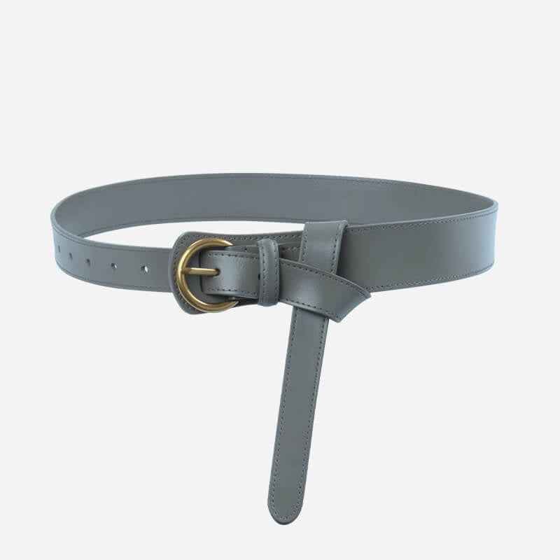 Women's Tapered Elastic Split Leather Waist Belt – Babylon Leather - Babylon LeatherBabylon LeatherDJ15-Light Blue