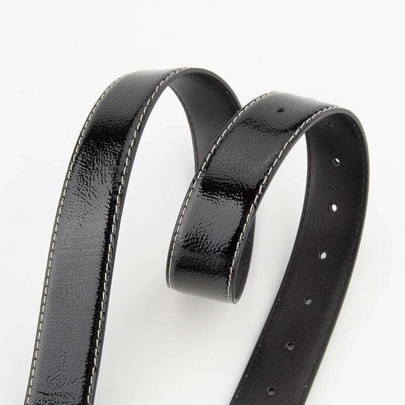 Women's Top - Grain Cowhide Belt with Metal Buckle – Babylon Leather - Babylon LeatherBabylon LeatherDJ01-Black