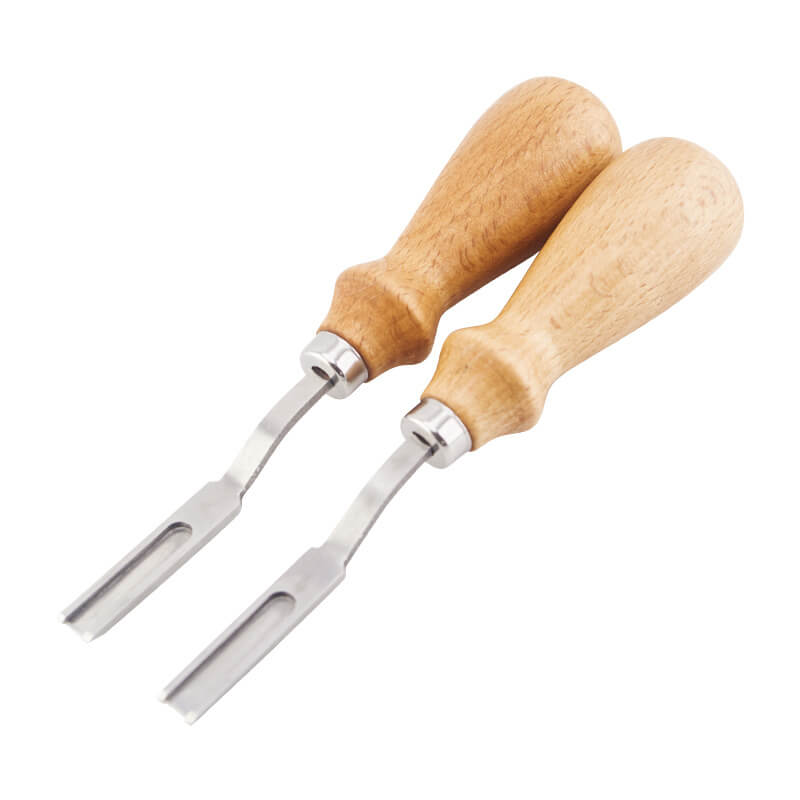 Wood Handle Wide Leather Edge Skiving Shovel – Babylon Leather - Babylon LeatherBabylon LeatherXH48-French Edge Skiving Tool