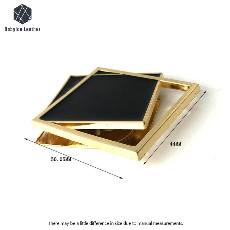 Zinc Alloy Epoxy Square Magnetically Operated Lock 50.05*44mm/2"*1.7"(1 PACK) - Babylon LeatherBabylon LeatherMOL - 001
