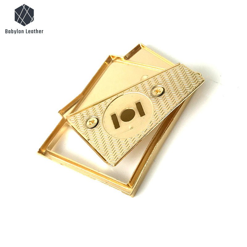 Zinc Alloy Epoxy Square Magnetically Operated Lock 50.05*44mm/2"*1.7"(1 PACK) - Babylon LeatherBabylon LeatherMOL - 001