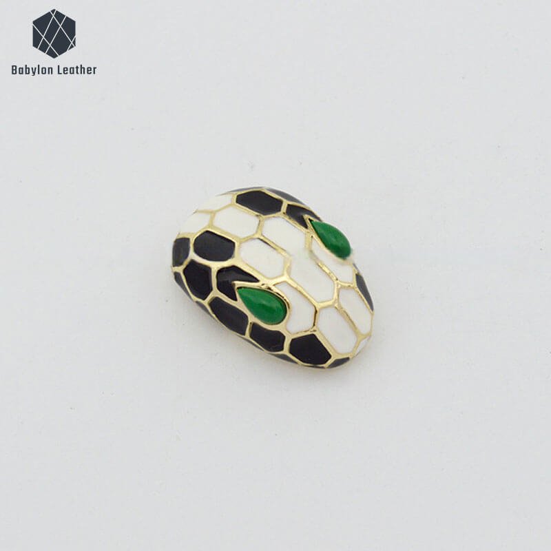 Zinc Alloy Snake Head Decorative Bag Label(1 PACK) - Babylon LeatherBabylon LeatherBL - 014