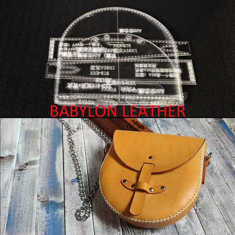 BABYLON™ Leather Patterns Saddle Bag Leathercrafts XKB-975 - Babylon LeatherBabylon LeatherXKB-975-Kraft Board