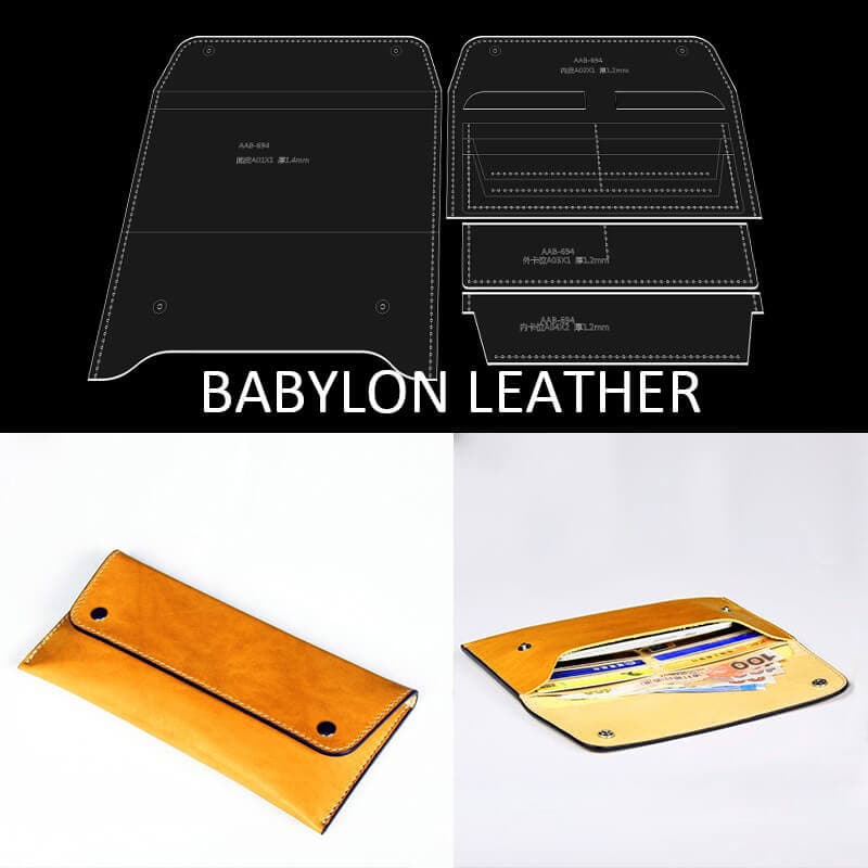 BABYLON™ Pattern Leather Working Template AAB-767 - Babylon LeatherBabylon LeatherAAB-767-Kraft Board