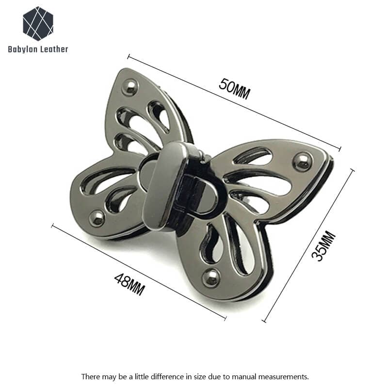Butterfly Turn Lock Fashion Handbag Twist Lock - Babylon LeatherBabylon LeatherTL-031