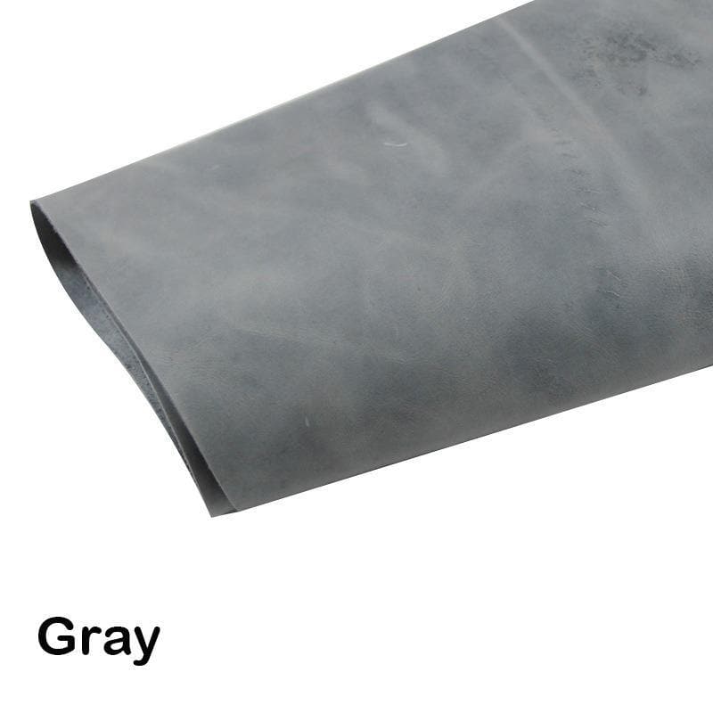 Crazy Horse Leather Genuine Cowhide Leather Waxy Oily Finishing Full Grain Tooling Leather Pre Cut Crafting Handmake ™ - Babylon Leatherleatherjiaoxu