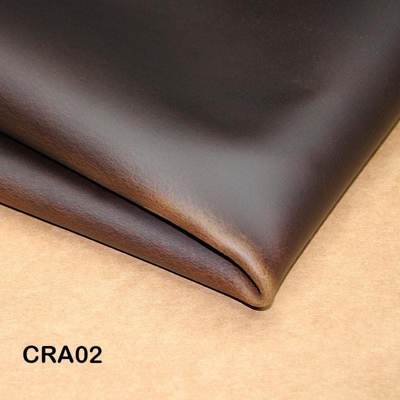 Genuine Leather Crazy Horse Cowhide Leather Wax Oiled Finishing Full Grain Tooling Leather 2mm ™ - Babylon Leatherleatherjiaoxu