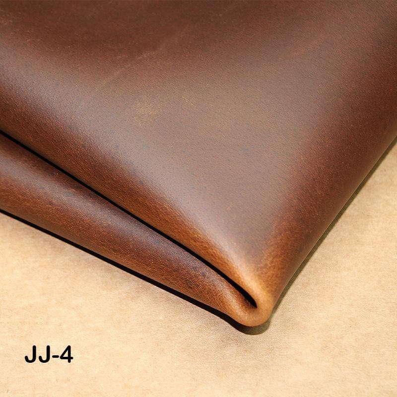 Genuine Leather Crazy Horse Cowhide Leather Wax Oiled Finishing Full Grain Tooling Leather 2mm ™ - Babylon Leatherleatherjiaoxu