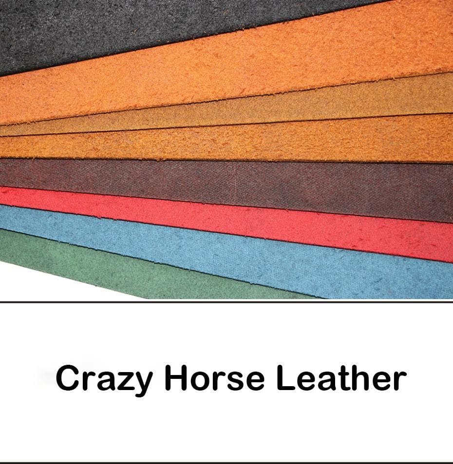 Genuine Leather Crazy Horse Cowhide Leather Wax Oiled Finishing Full Grain Tooling Leather 2mm ™ - Babylon Leatherleatherjiaoxu