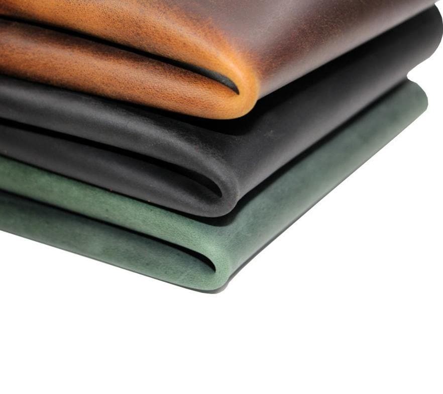 Genuine Leather Crazy Horse Cowhide Leather Wax Oiled Finishing Full Grain Tooling Leather 2mm ™ - Babylon Leatherleatherjiaoxu