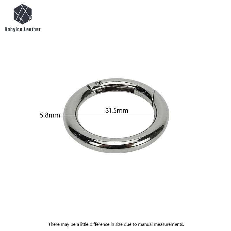 Spring gate ring Round Spring Gate O Ring(2 PACK) - Babylon LeatherBabylon LeatherSGOR-002