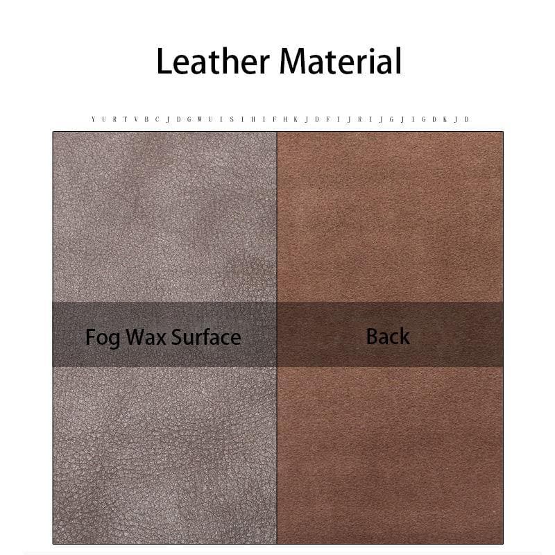 White Fog Wax Leather Vegetable Tanned Cowhide Vintage Genuine Leather for Handcraft DIY 3.5 - 4 oz. ™ - Babylon LeatherVeg Tannedleatherjiaoxu