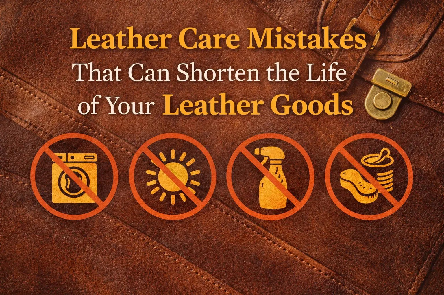Common Leather Care Mistakes to Avoid - Babylon Leather