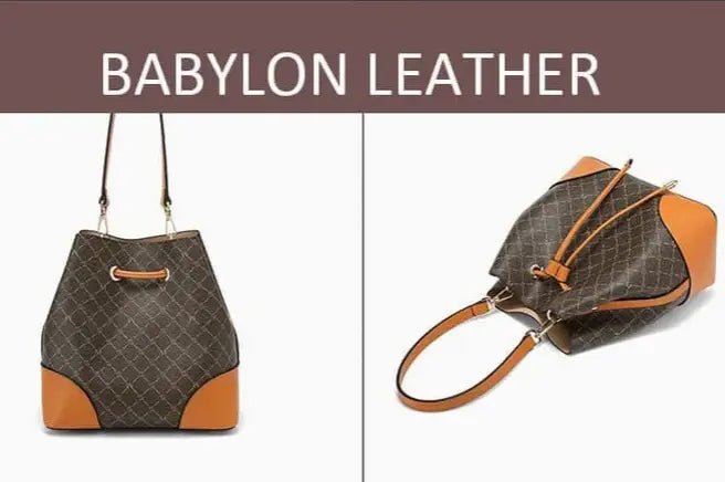 Free Leather Bag Pattern: Shoulder Bucket Bag Template (Instant Download) - Babylon Leather