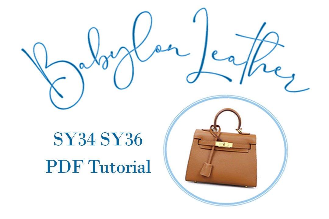 Kelly-Style Leather Bag Written Assembly Tutorial: Free PDF Guide - Babylon Leather