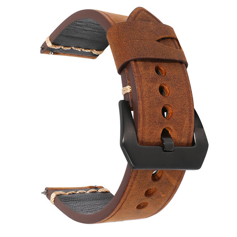 Crazy Horse Leather Quick Release Watch Strap, 20mm and 22mm – Babylon Leather