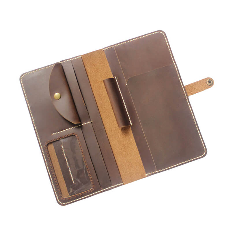 Travel Passport Wallet Crazy Horse Leather DIY Kit – Babylon Leather