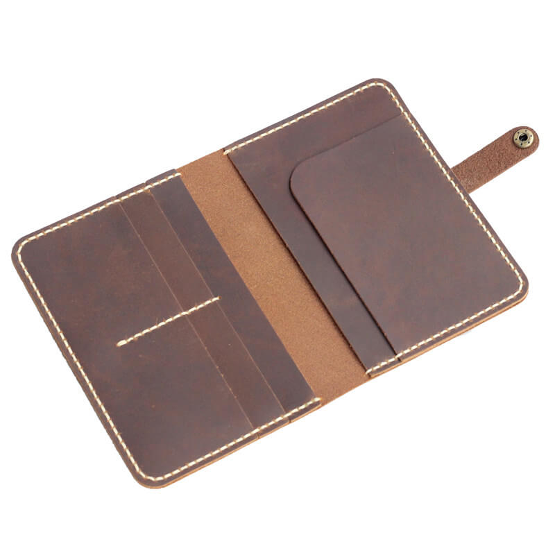 Passport & Card Case Crazy Horse Leather DIY Kit – Babylon Leather