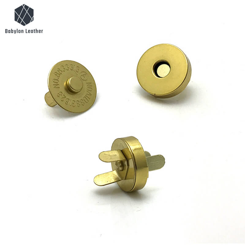 Round Magnetic Wallet Clip Magnetically Operated Lock