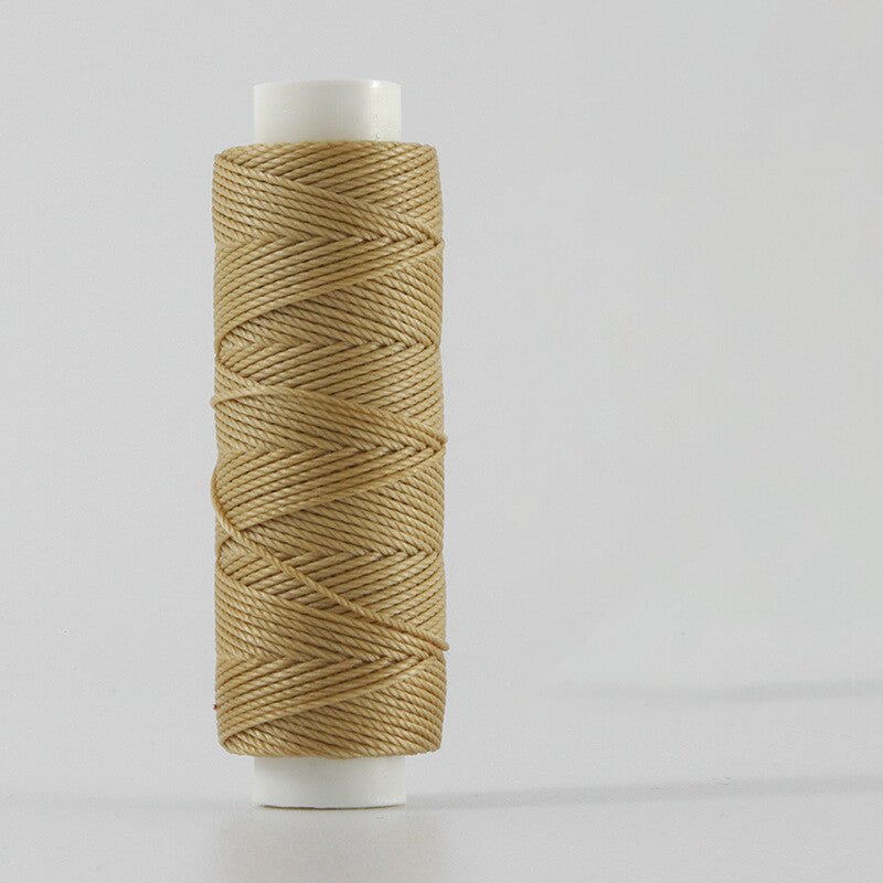 0.55mm Round Waxed Thread for Leathercraft – Babylon Leather - Babylon LeatherBabylon LeatherPP39-Dark Beige