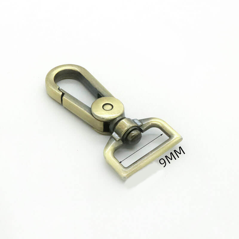 Wide Eye Swivel Snap Hook - Babylon Leather