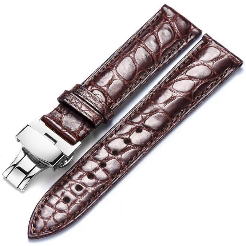 American Alligator Leather Watch Strap, 12mm to 24mm – Babylon Leather