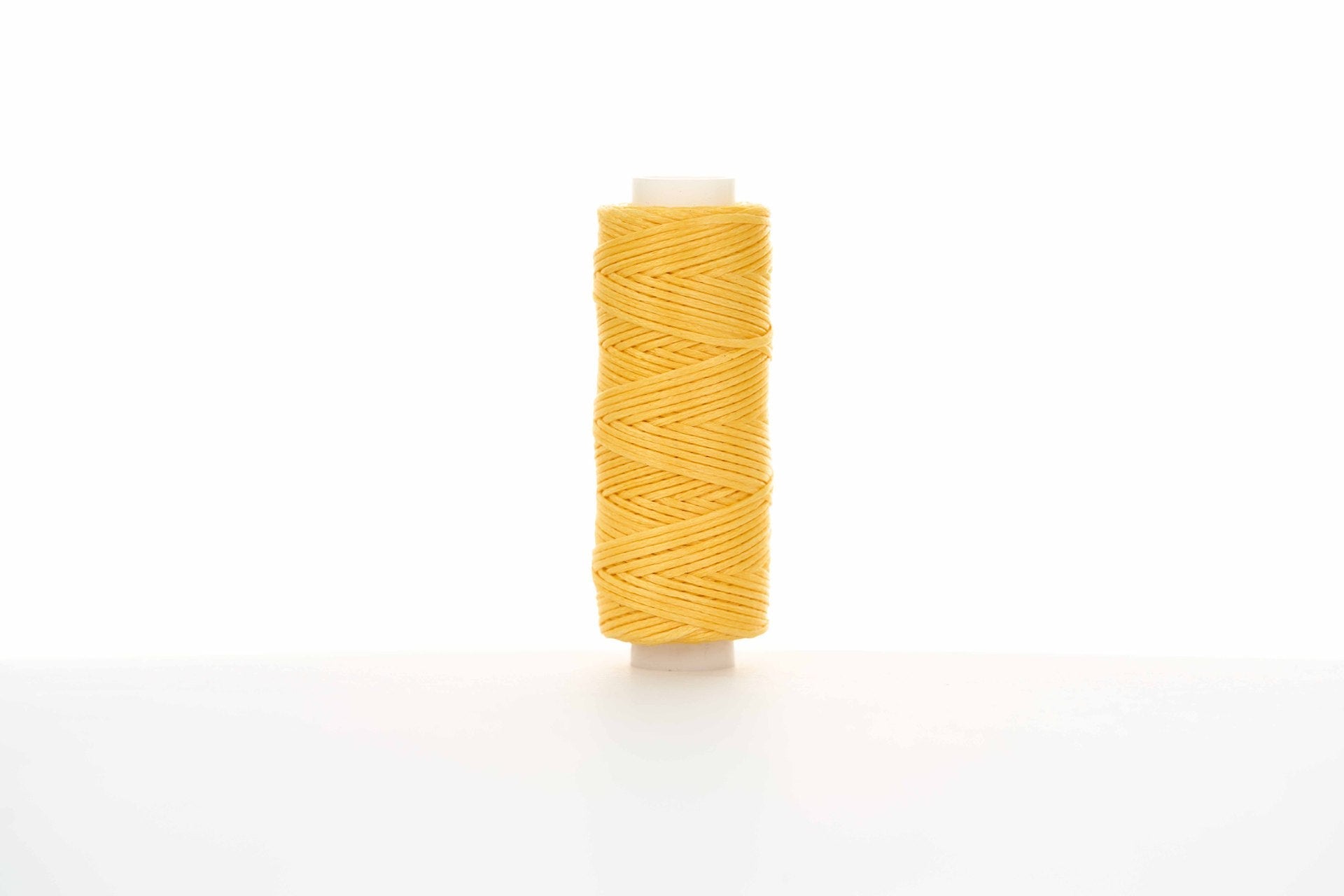 0.8mm Flat Waxed Thread for Leathercraft Hand Stitching - Babylon Leather - Babylon LeatherBabylon LeatherPP32-Orange Yellow-12m