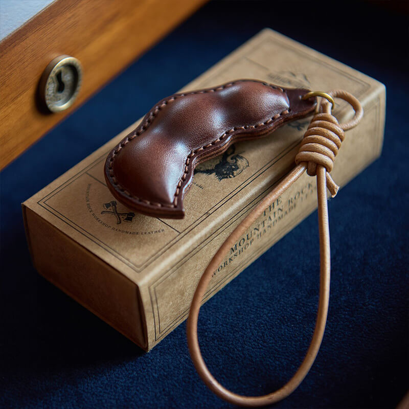 Four-Season Bean Leather Bag Charm – Babylon Leather