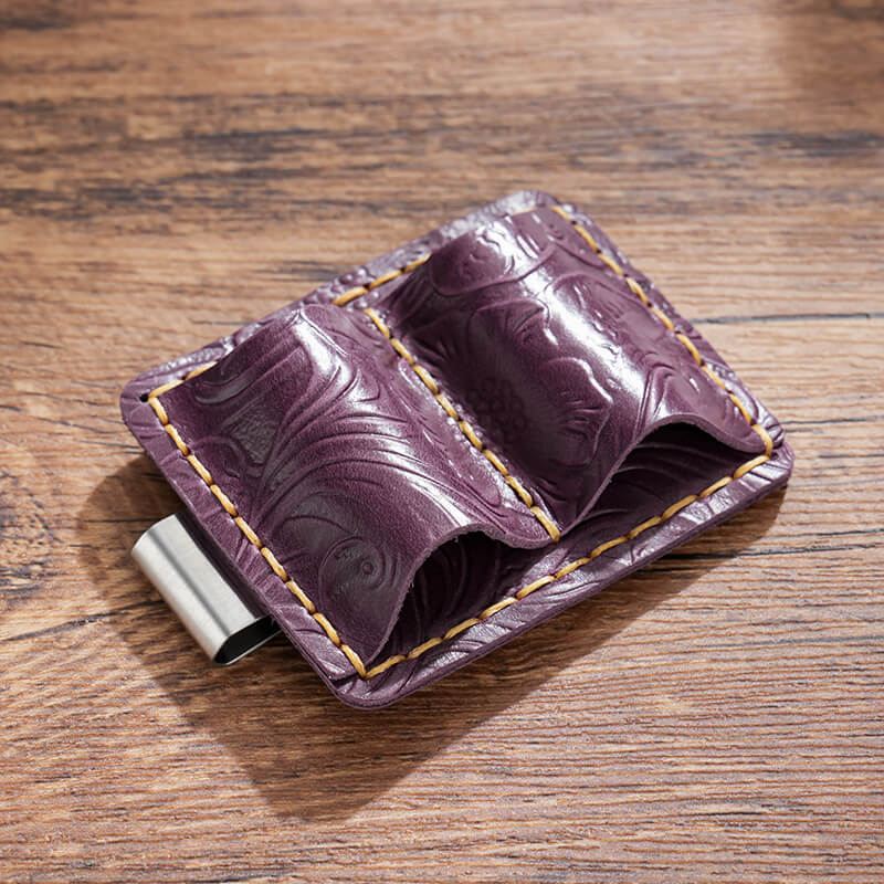 Embossed Pen Loop Traveler's Notebook – Babylon Leather