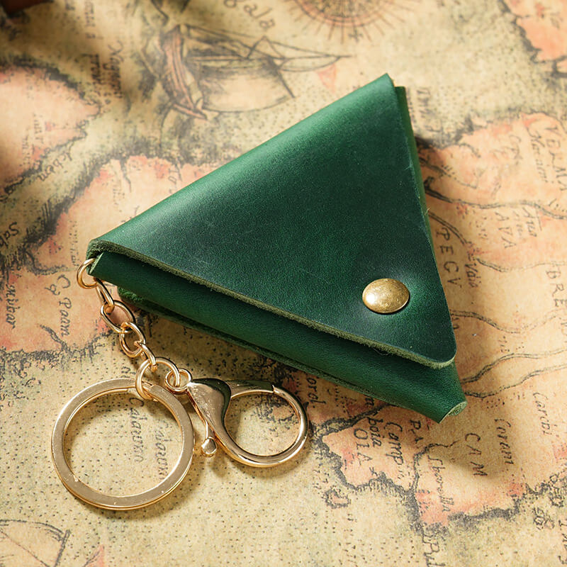 Mini Coin Key Purse Crazy Horse & Veg Tanned Leather – Babylon Leather