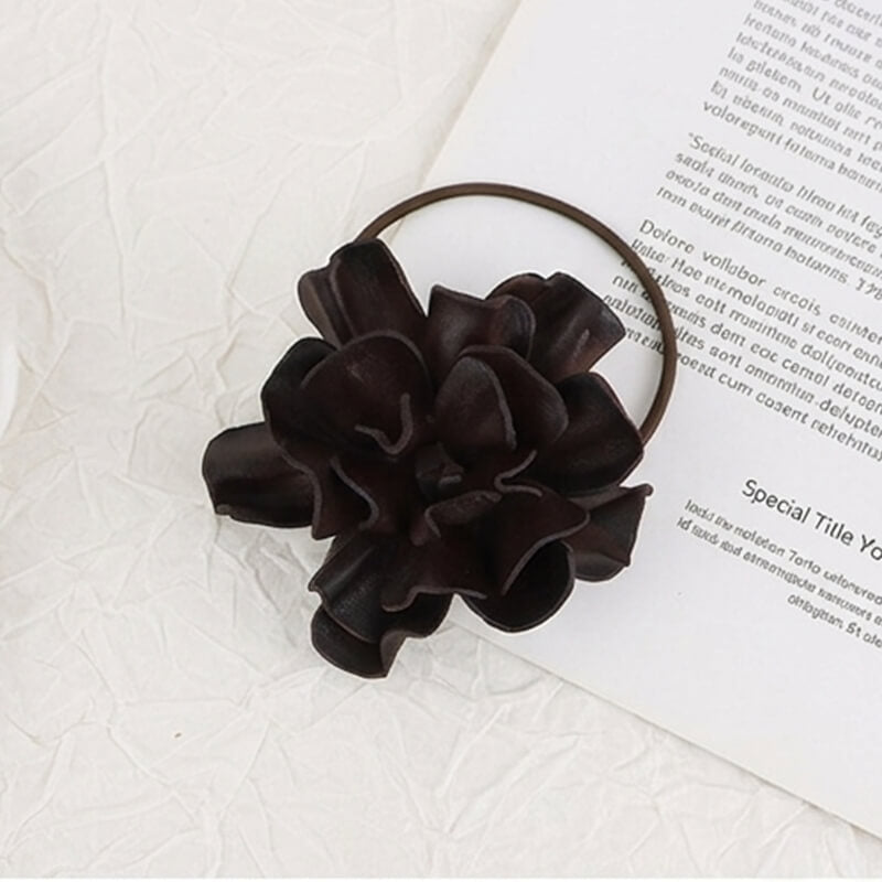 [$150+] 3D Cowhide Leather Flower Choker - Babylon LeatherBabylon LeatherMJY03-Coffee