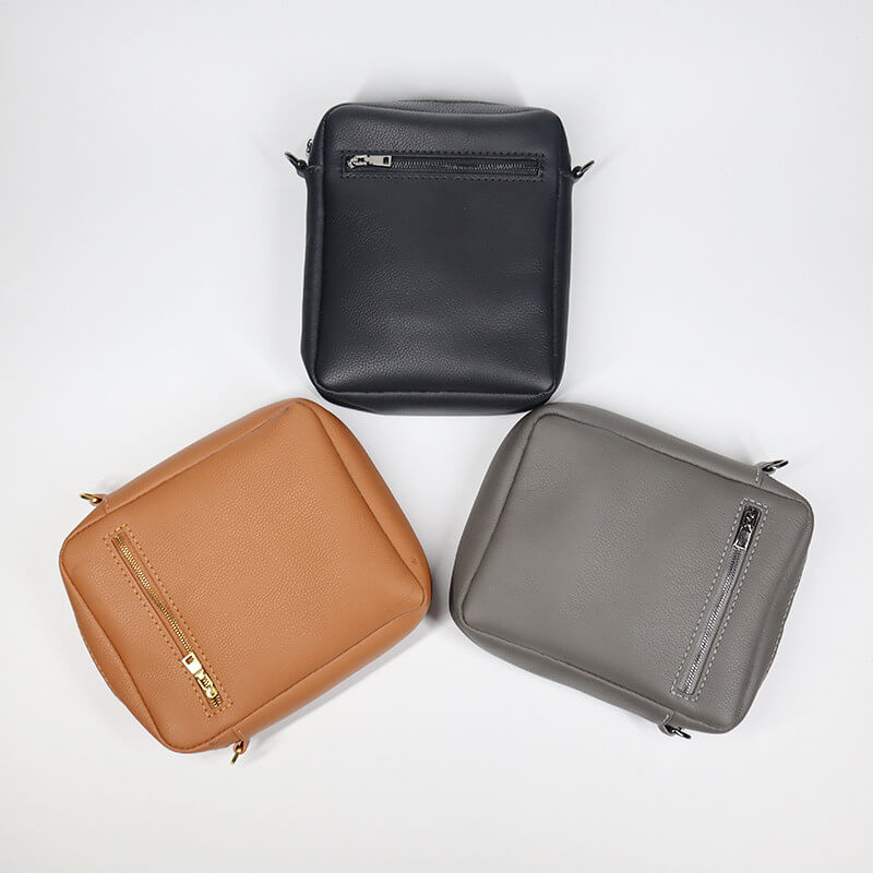 Men's Zip Crossbody Bag Top Grain Leather DIY Kit – Babylon Leather