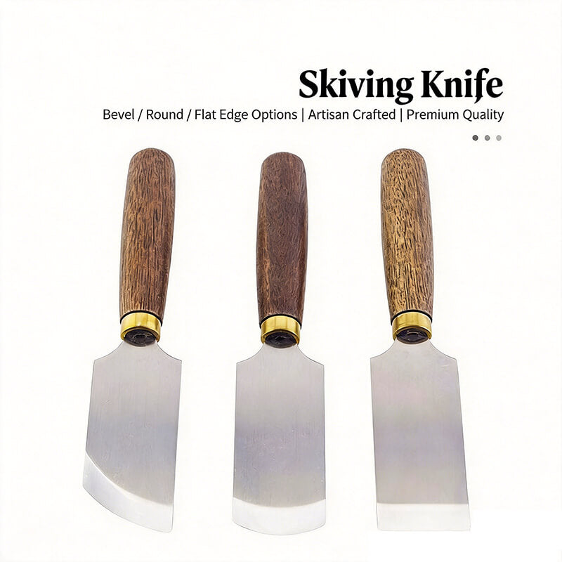 Leather Cutting Knife Set Beech Wood Handle – Babylon Leather