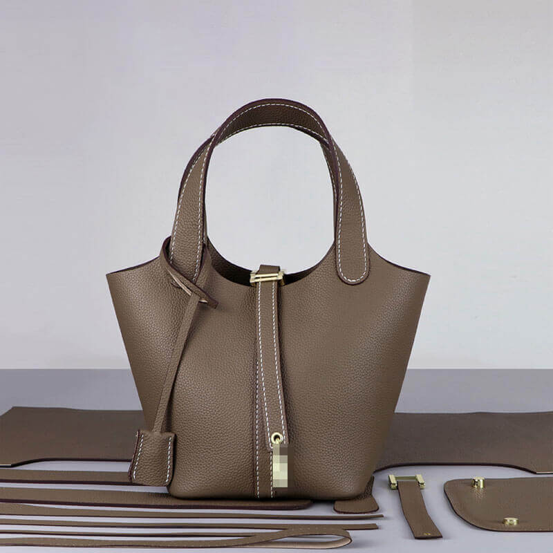 Unlined Leather Picotin Bag DIY Kit - Babylon Leather