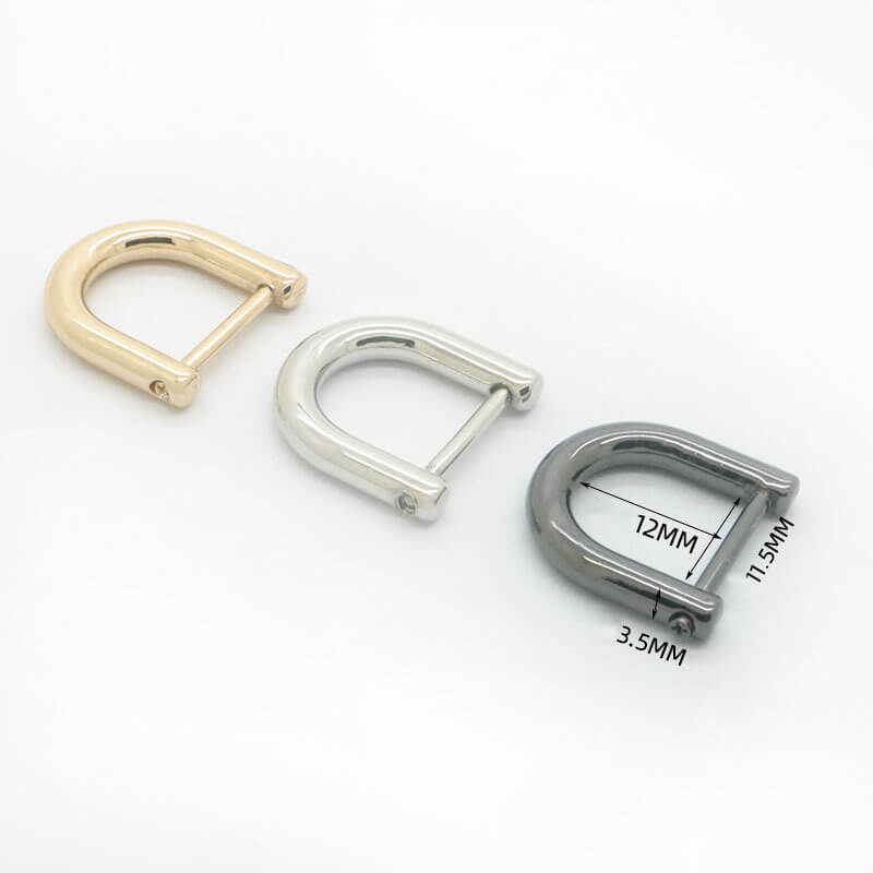 Screw-In D-Ring Connector - Babylon Leather