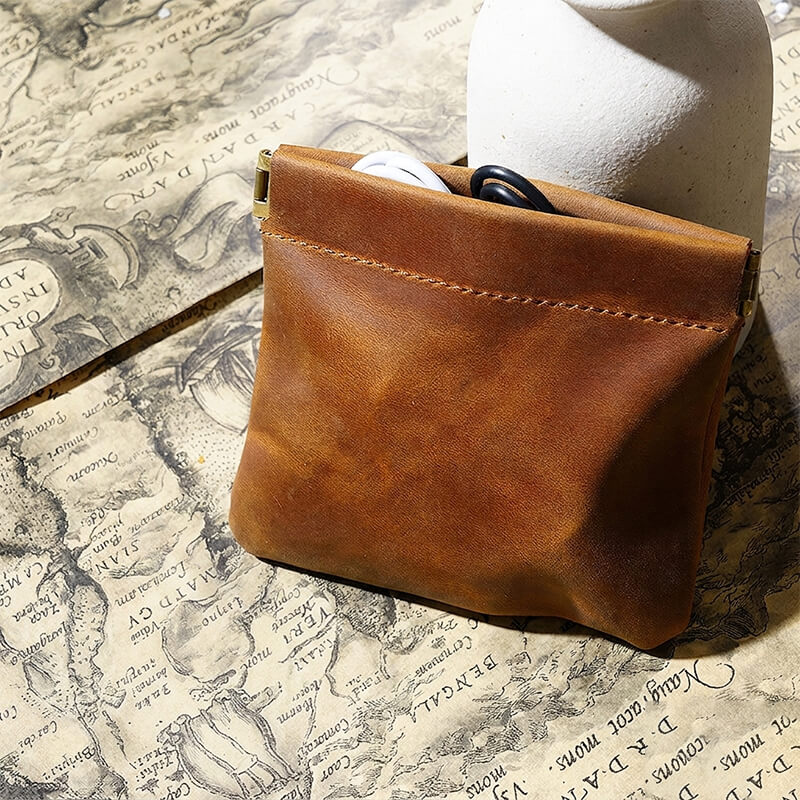 Women's Mini Cosmetic Coin Pouch – Babylon Leather