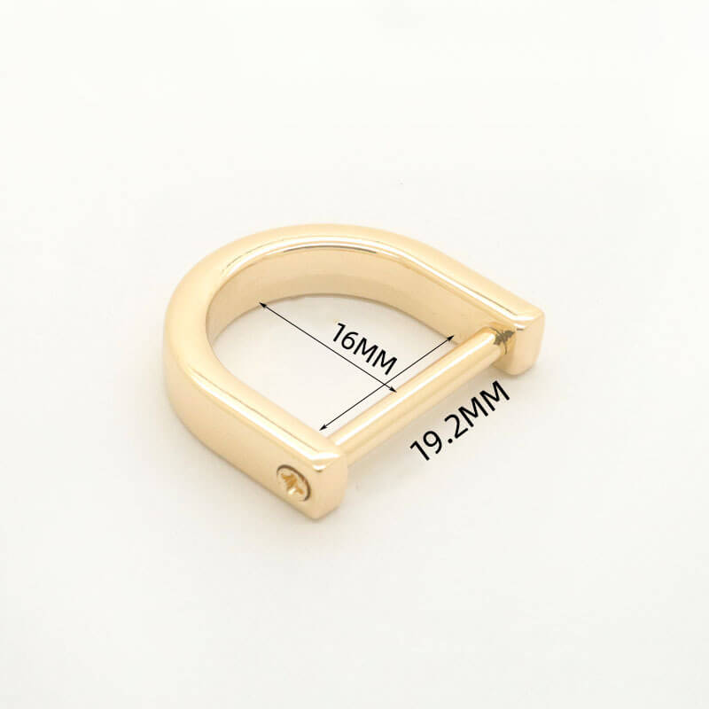 Screw-In D-Ring Connector - Babylon Leather