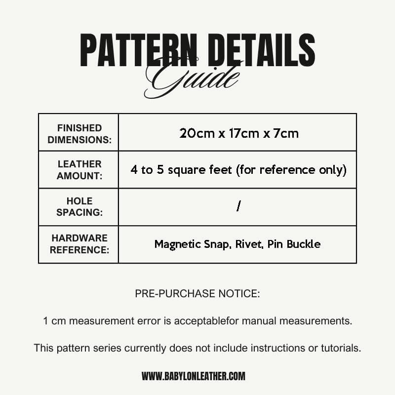 BABYLON™ Love Gift Square Shoulder Bag Pattern AAB-202